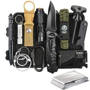 Survival Kit, Gifts for Men Husband Dad, Emergency Survival Gear and Equipment